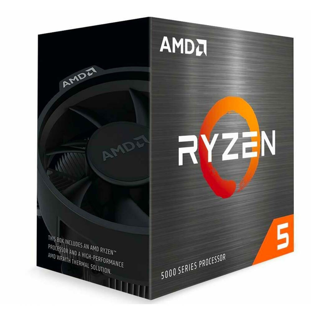 AMD Ryzen 5 5600 3.5GHz Επεξεργαστής 6 Πυρήνων για Socket AM4 σε Κουτί με Ψύκτρα