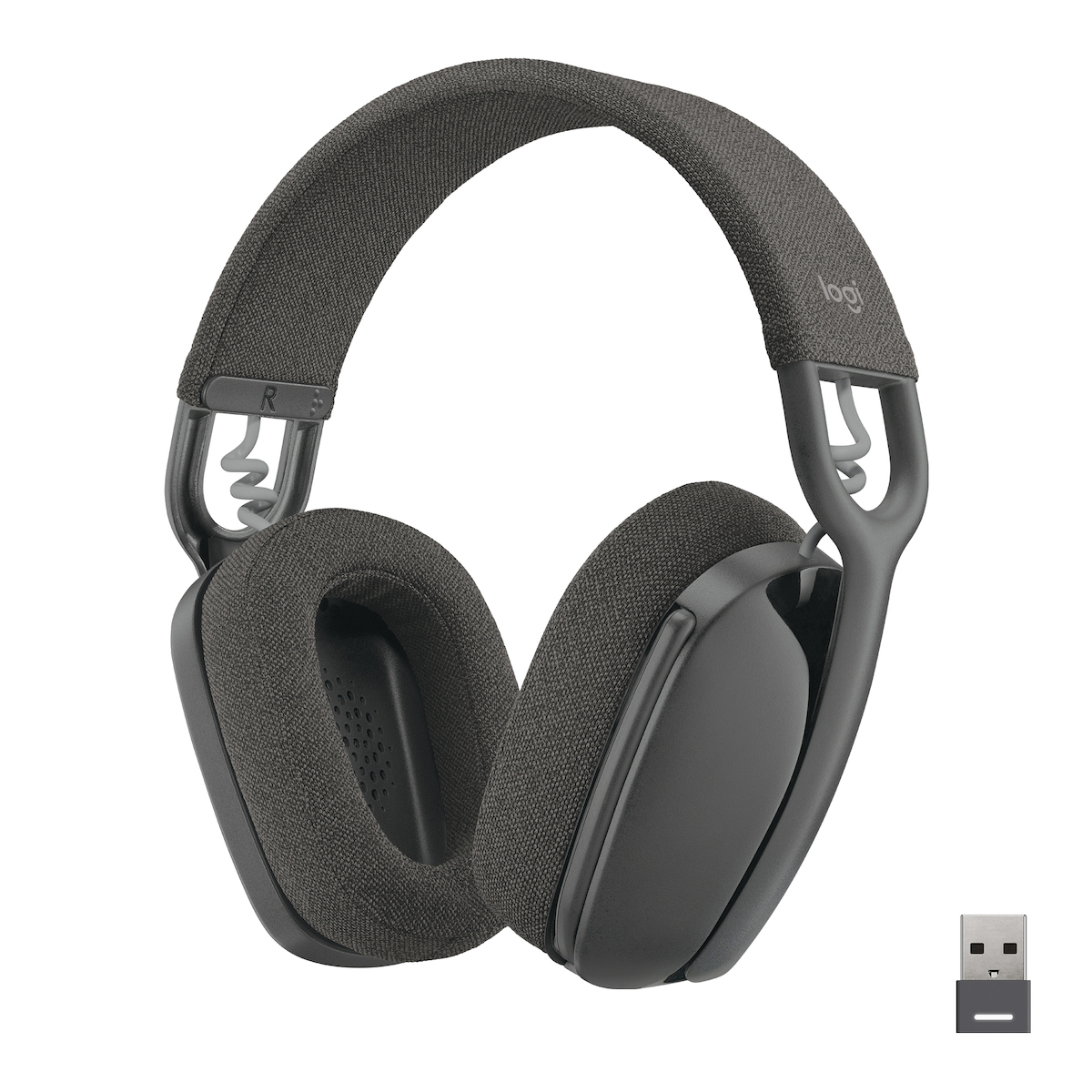Logitech Zone Vibe 125 Ασύρματα Over Ear Multimedia Ακουστικά με μικροφωνο και σύνδεση Bluetooth / USB-A
