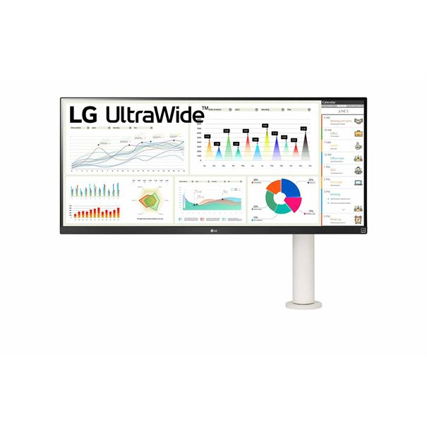 LG 34WQ68X-W Ultrawide IPS HDR Monitor 34″ FHD 2560×1080 με Χρόνο Απόκρισης 5ms GTG