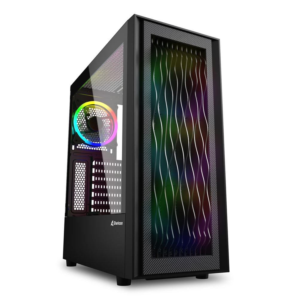 Sharkoon RGB Wave Gaming Full Tower Κουτί Υπολογιστή Μαύρο
