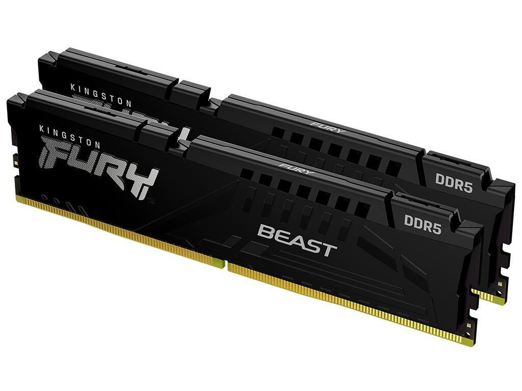 Kingston Fury Beast 64GB DDR5 RAM με 2 Modules (2x32GB) και Ταχύτητα 6000 για Desktop