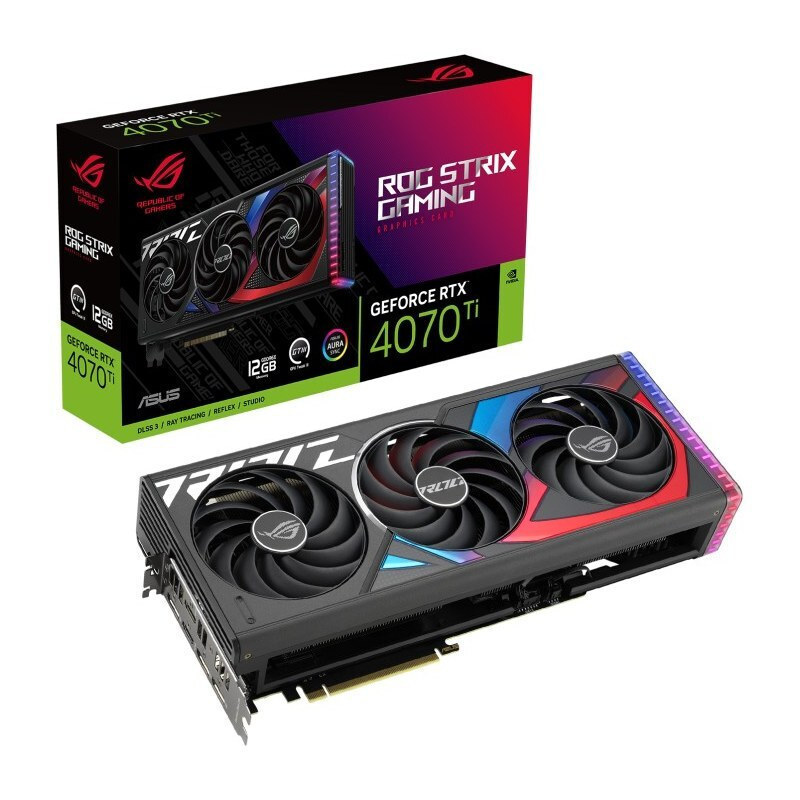 Asus GeForce RTX 4070 Ti 12GB GDDR6X ROG Strix Gaming Κάρτα Γραφικών