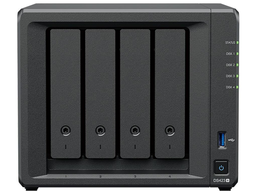 Synology DiskStation DS423+ NAS Tower με 4 θέσεις για HDD/M.2/SSD και 2 θύρες Ethernet