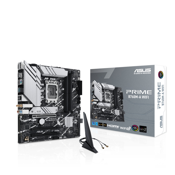 Asus Prime B760M-A WIFI Motherboard Micro ATX με Intel 1700 Socket