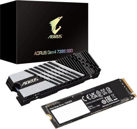 Gigabyte AORUS Gen4 7300 SSD 1TB M.2 NVMe PCI Express 4.0