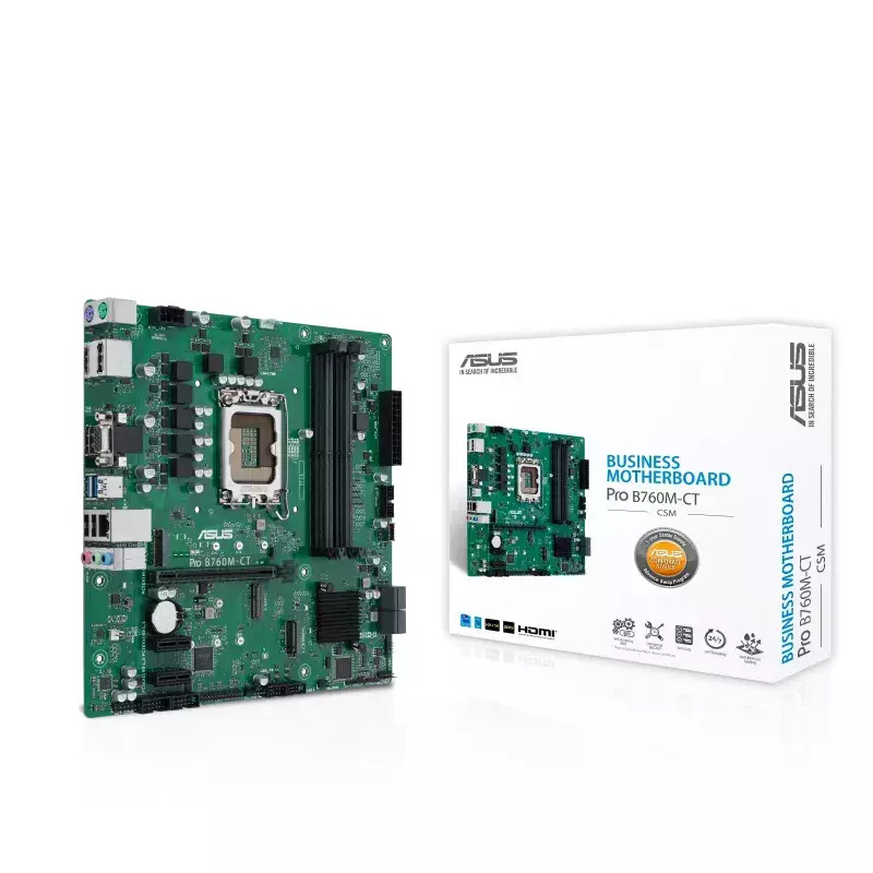Asus Pro B760M-CT-CSM Motherboard Micro ATX με Intel 1700 Socket
