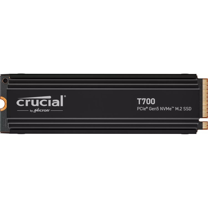 Crucial T700 with heatsink SSD 4TB M.2 NVMe PCI Express 5.0