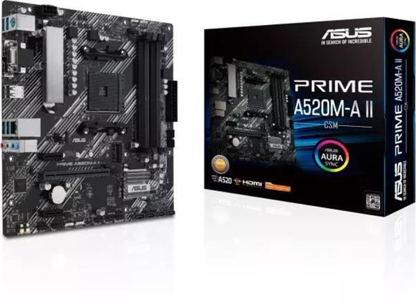 Asus PRIME A520M-A II/CSM Motherboard Micro ATX με AMD AM4 Socket