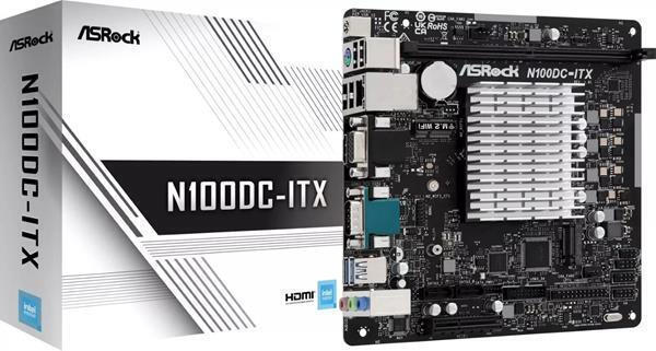 ASRock N100DC-ITX Motherboard Mini ITX με Intel Socket