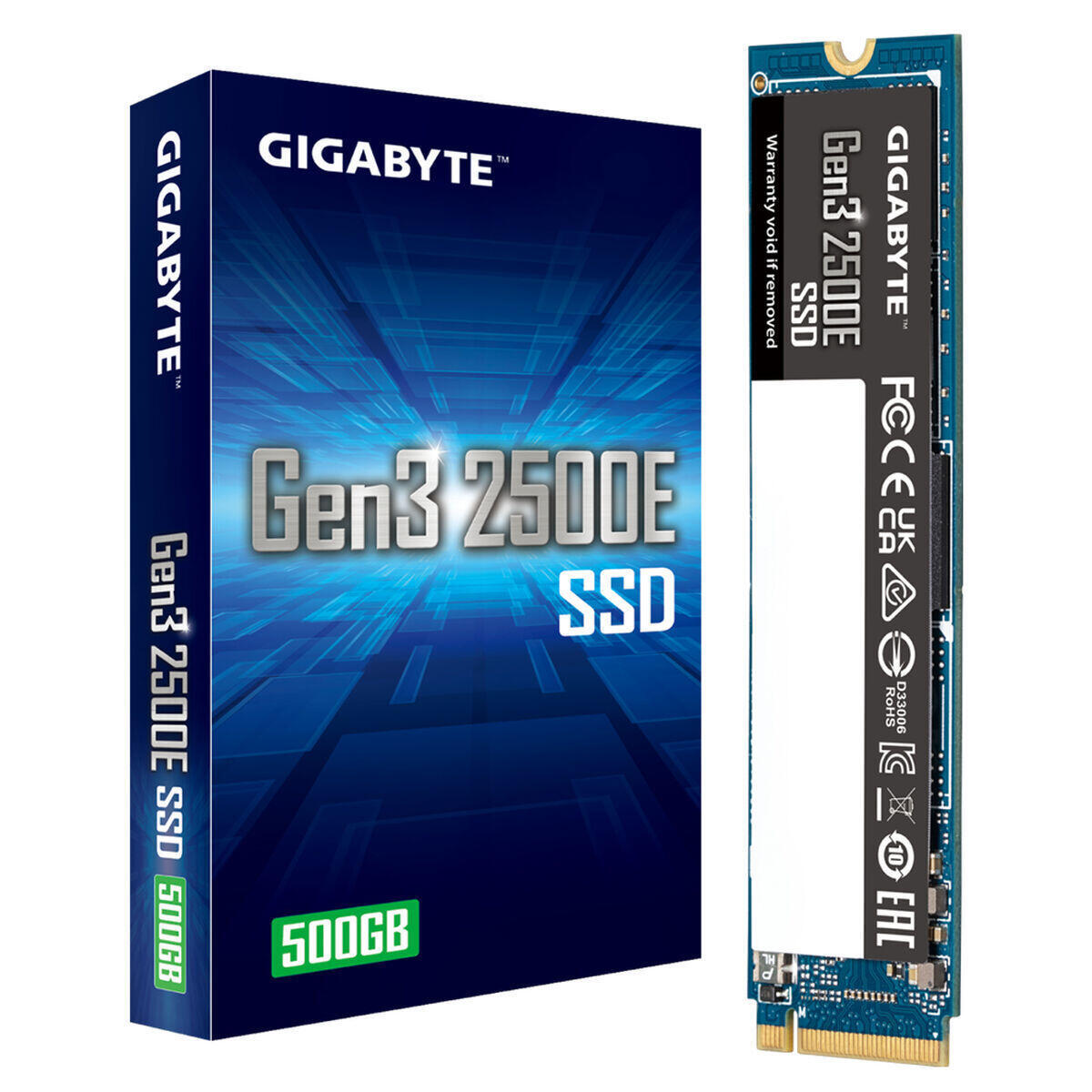 Gigabyte Gen3 2500E SSD 500GB M.2 NVMe PCI Express 3.0 G325E500G