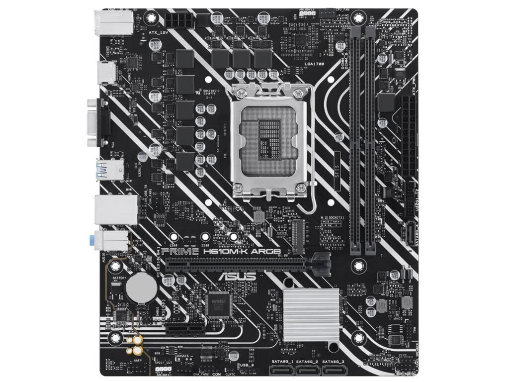 Asus Prime H610M-K ARGB Motherboard Micro ATX με Intel 1700 Socket