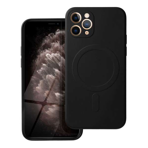iS TPU SILICONE MAG IPHONE 11 PRO black backcover