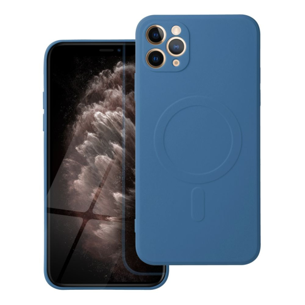 iS TPU SILICONE MAG IPHONE 12 PRO MAX blue backcover