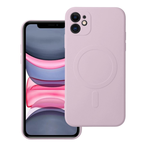 iS TPU SILICONE MAG IPHONE 11 pink backcover