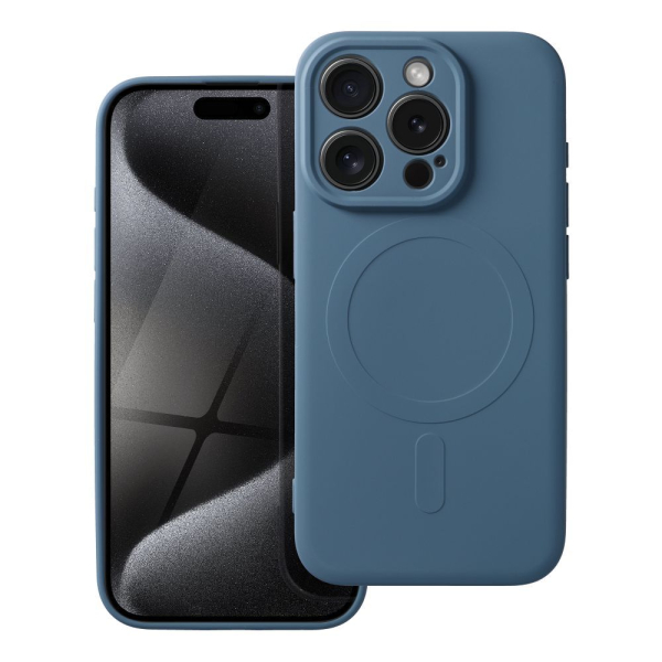 iS TPU SILICONE MAG IPHONE 15 PRO blue backcover
