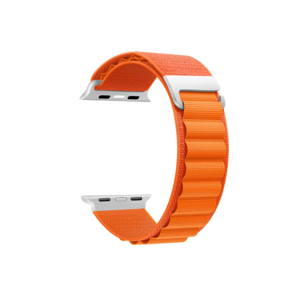 Ksix NYLON BAND FOR APPLE WATCH 4 / 5 / 6 / 7 / SE (42 / 44 / 45 MM) orange