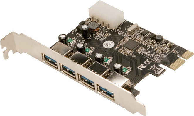 LogiLink Κάρτα PCIe σε 4 θύρες USB 3.0