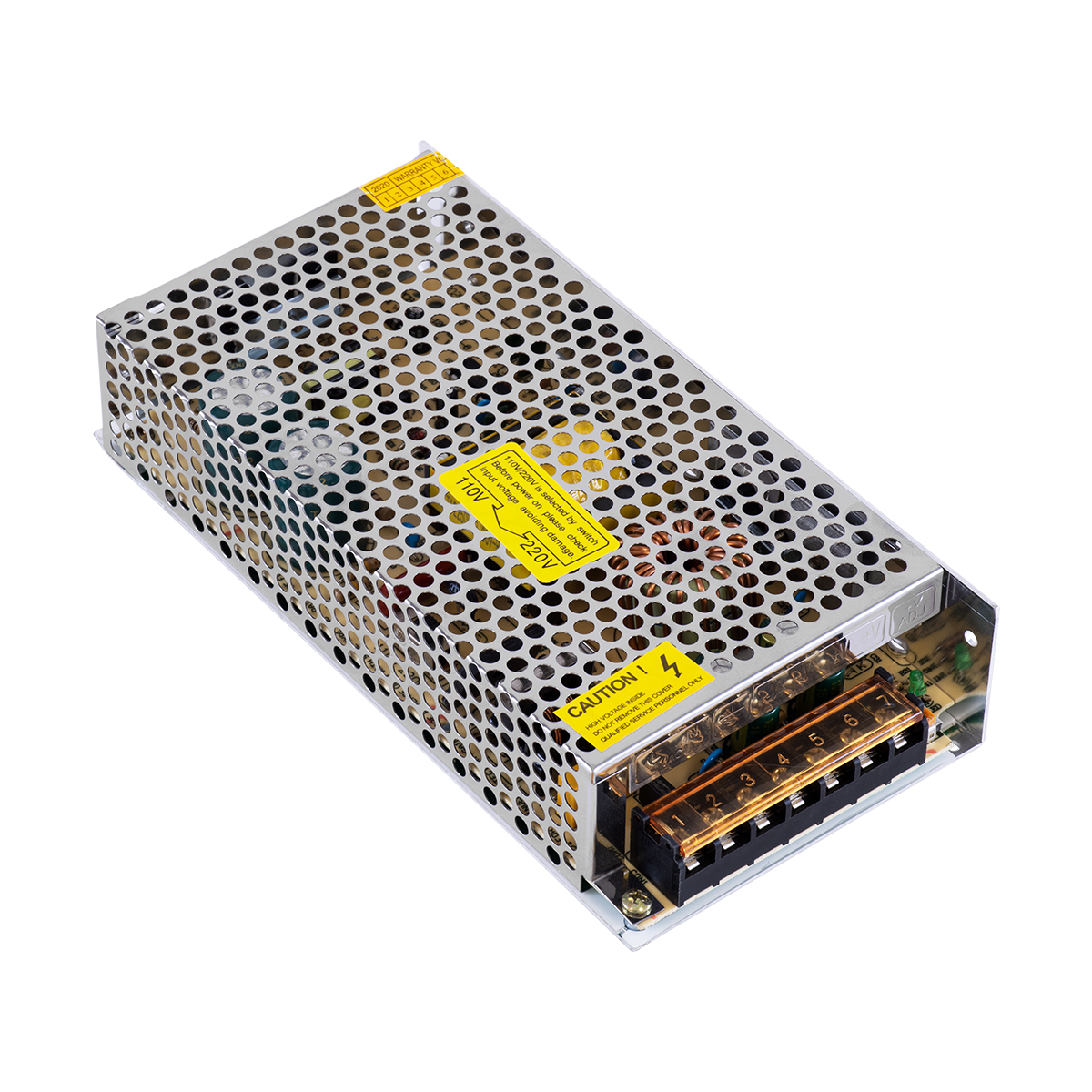 GloboStar® 73091 Μεταλλικό Τροφοδοτικό PELV TRIAC DIMMABLE για Προϊόντα LED 200W 16.66A – AC 220-240V σε DC από 0.5V (0%) σε 12V (100%) – IP20 L20 x W9 x H4.5cm – 3 Χρόνια Εγγύηση