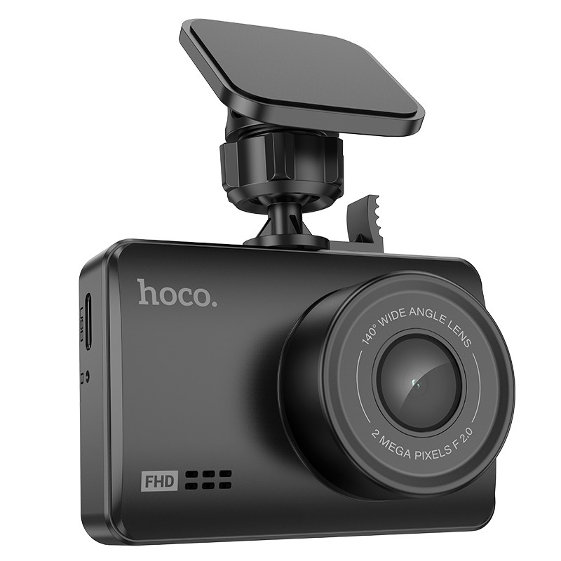 Καταγραφική Κάμερα Αυτοκινήτου Hoco DV2 1080p/30fps 200mAh WiFi FullHD Γωνία Λήψης 140° 2.45″ Οθόνη Park και Night Mode