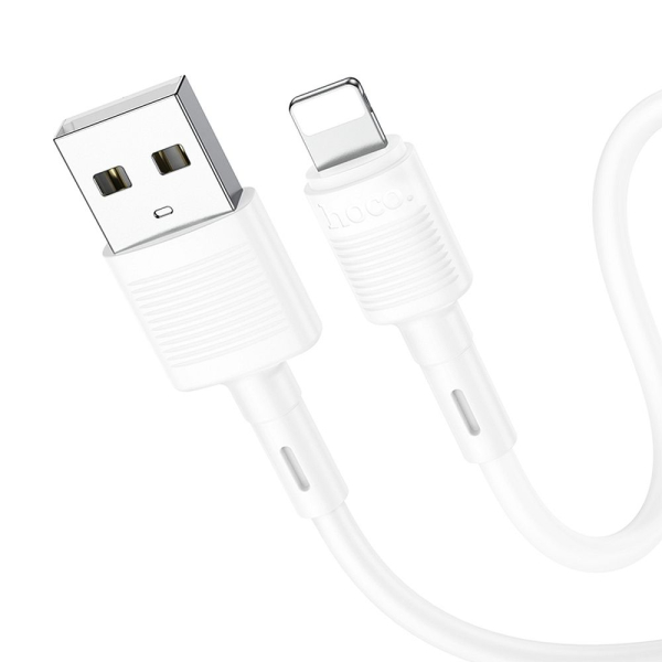 HOCO TYPE C TO LIGHTNING DATA CABLE 1m 2.4A X83 white