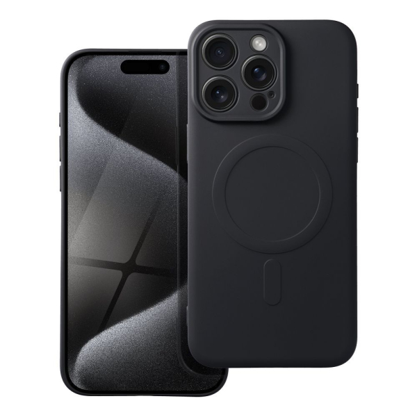 iS TPU SILICONE MAG IPHONE 12 PRO MAX black backcover