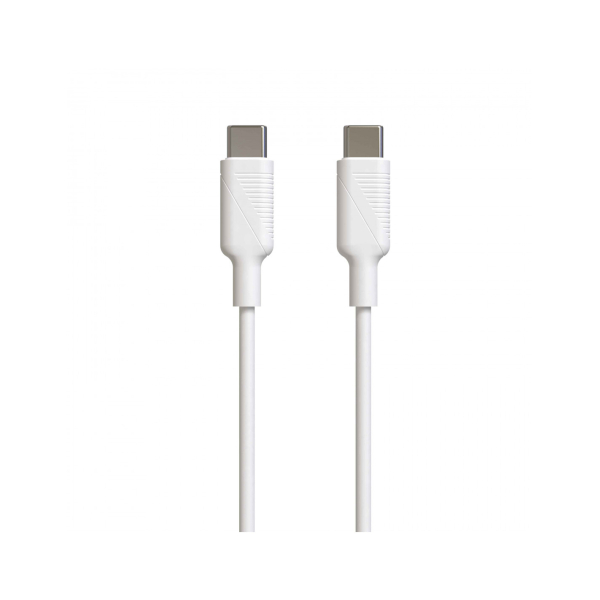 MUVIT FOR CHANGE DATA CABLE TYPE C TO TYPE C 3A 1.2m white