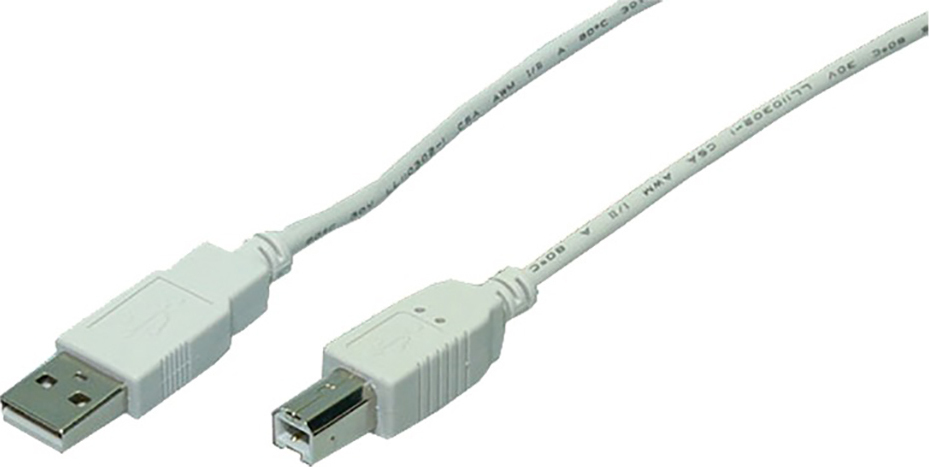 LogiLink USB 2.0 Cable USB-A male – mini USB-B male 5m (CU0009)