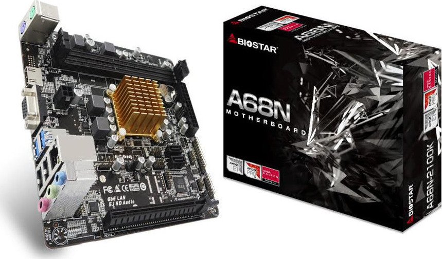 Biostar A68N-2100K (Onboard CPU) (D)