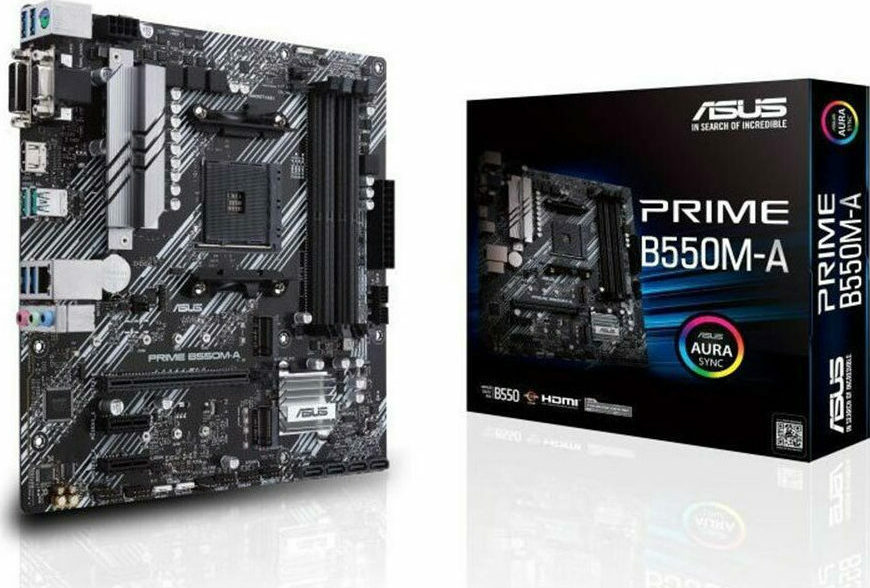 Asus Prime B550M-A Motherboard Micro ATX με AMD AM4 Socket