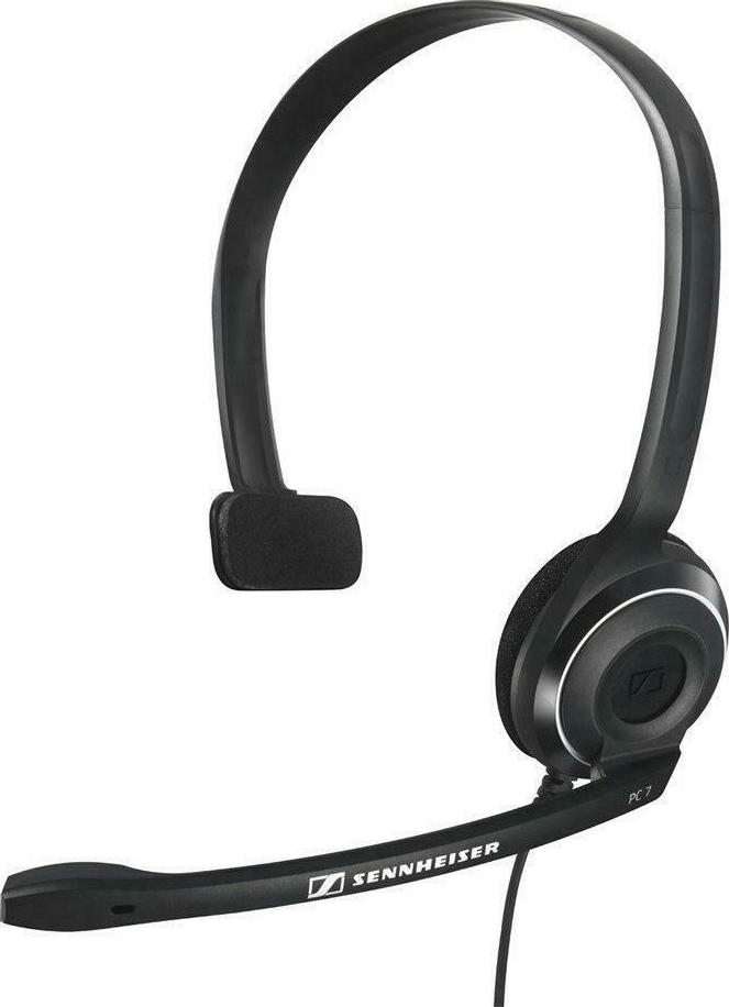 Sennheiser PC 7 On Ear Multimedia Ακουστικά με μικροφωνο και σύνδεση USB-A