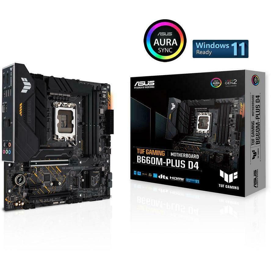 Asus TUF Gaming B660M-PLUS D4 Motherboard Micro ATX με Intel 1700 Socket