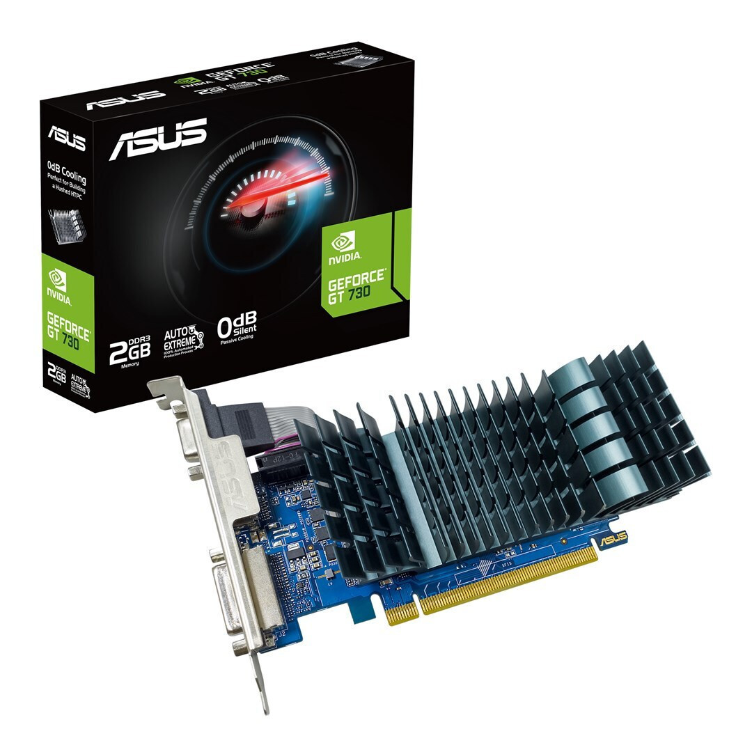 Asus GeForce GT 730 2GB GDDR3 EVO Low Profile Κάρτα Γραφικών
