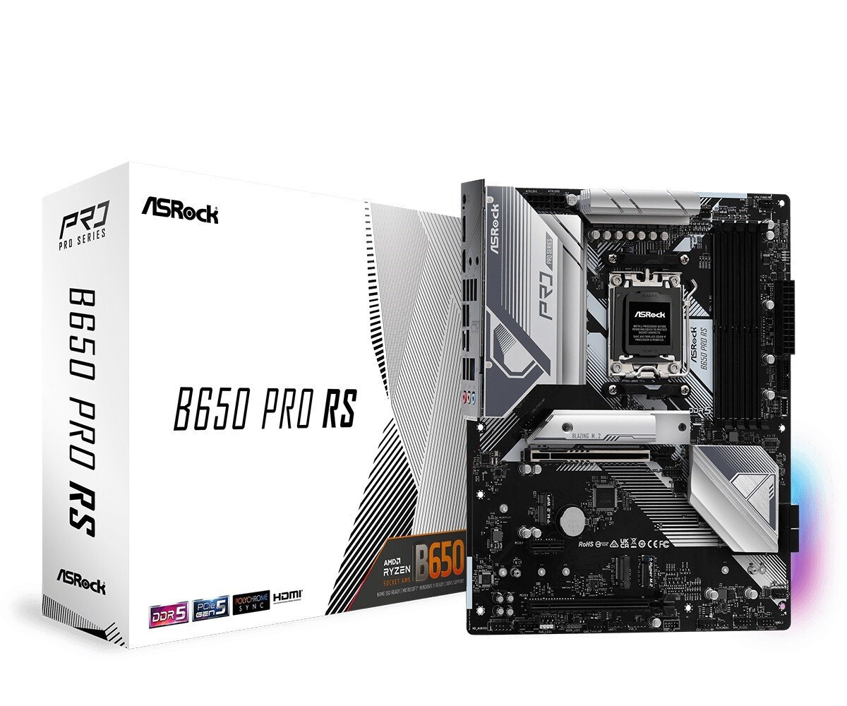 ASRock B650 Pro RS Motherboard ATX με AMD AM5 Socket