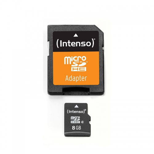 Micro SDHC 8GB Intenso 1 Adapter Class 4  3403460