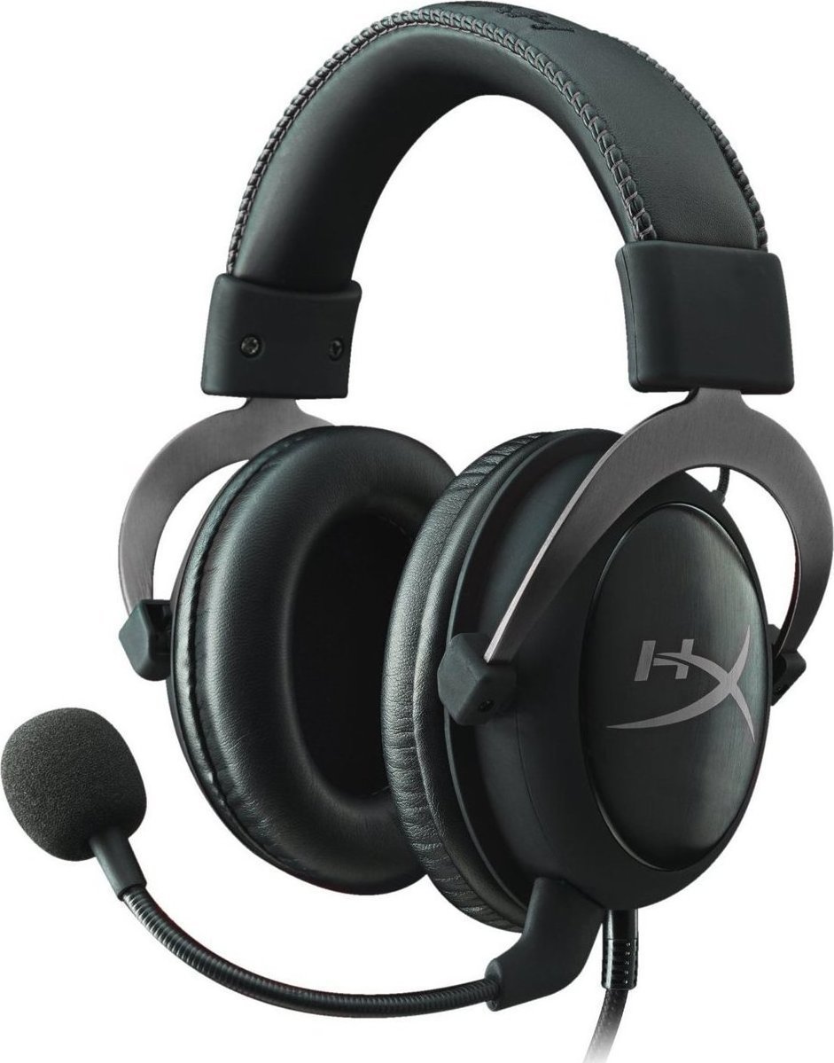 HP HyperX Cloud II Gaming Headset/7.1 Sound/Over-Ear – schwarz/Gun Metal