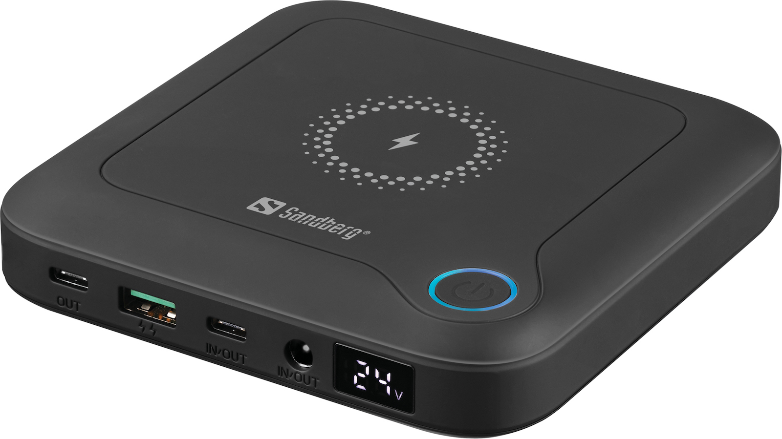 Sandberg 420-57 Laptop Powerbank All-in-1 24000mAh 60W USB-A; 2xUSB-C Schwarz