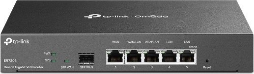 Router TP-LINK TL-ER7206 – SafeStream™ Gigabit Multi-WAN VPN Router – Omada Controller