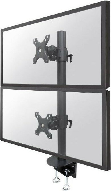 Tischhalterung für zwei Breitbildschirme und Curved-Monitore bis 49″ (124 cm) 15KG FPMA-D960DVBLACKPLUS Neomounts