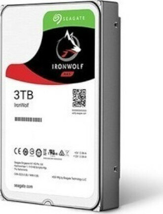 Seagate IronWolf 3TB HDD Σκληρός Δίσκος 3.5″ SATA III 5900rpm με 64MB Cache για NAS ST3000VN007
