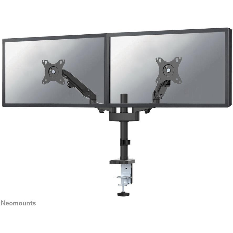 Full-Motion-Tischhalterung für 2 17-27″ Bildschirme 7KG DS70-750BL2 Neomounts