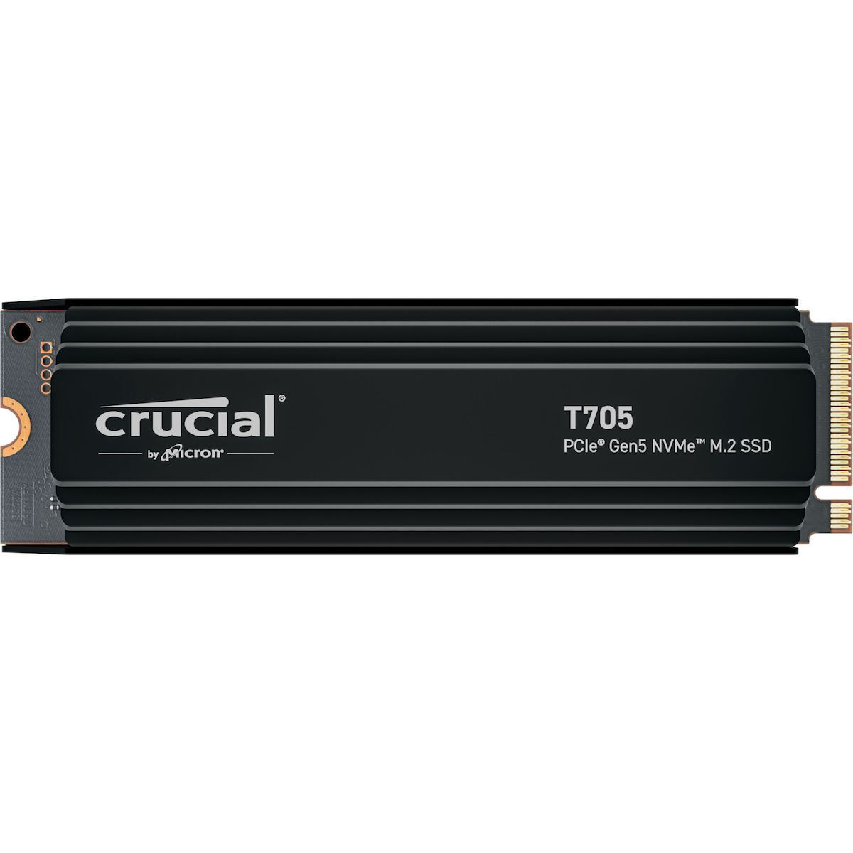 SSD Crucial 2TB T705 CT2000T705SSD5 PCIe 5.0 x4 M.2 NVME Gen5 mit Kühlkörper