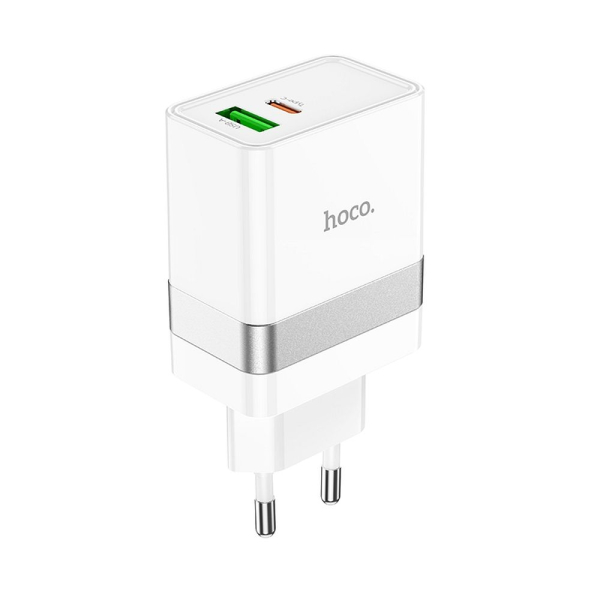HOCO TRAVEL CHARGER USB + PD 30W Q3.0 N21 white
