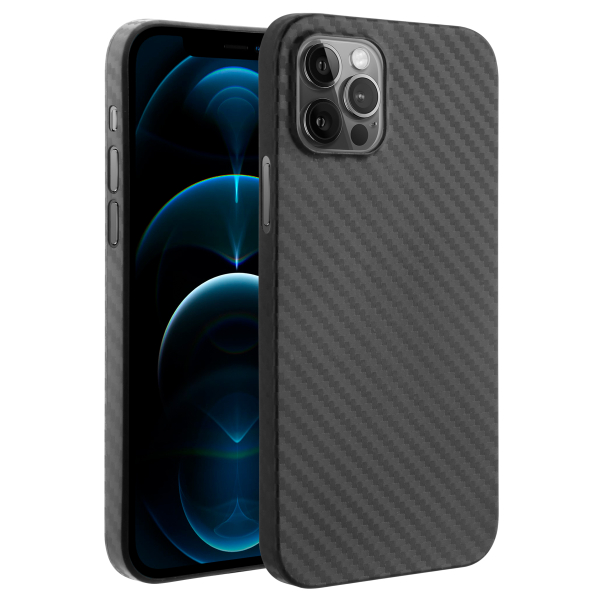 VIVANCO PURE COVER IPHONE 12 / 12 PRO carbon backcover