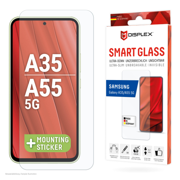 DISPLEX SMART GLASS 2D EASY-ON SAMSUNG A35 5G / A55 5G