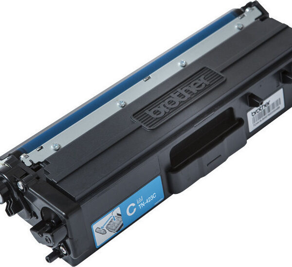 Brother TN-423C Γνήσιο Toner Laser Εκτυπωτή Κυανό High Yield 4000 Σελίδων (TN-423C)
