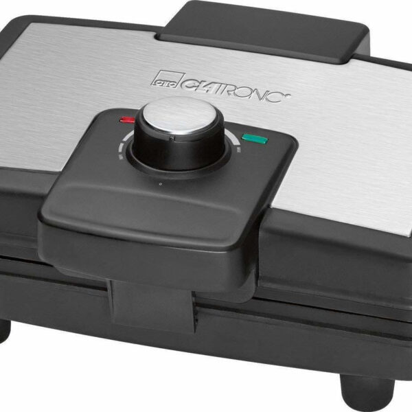 Clatronic Βαφλιέρα 2 Θέσεων σε Ορθογώνιο Σχήμα 800W