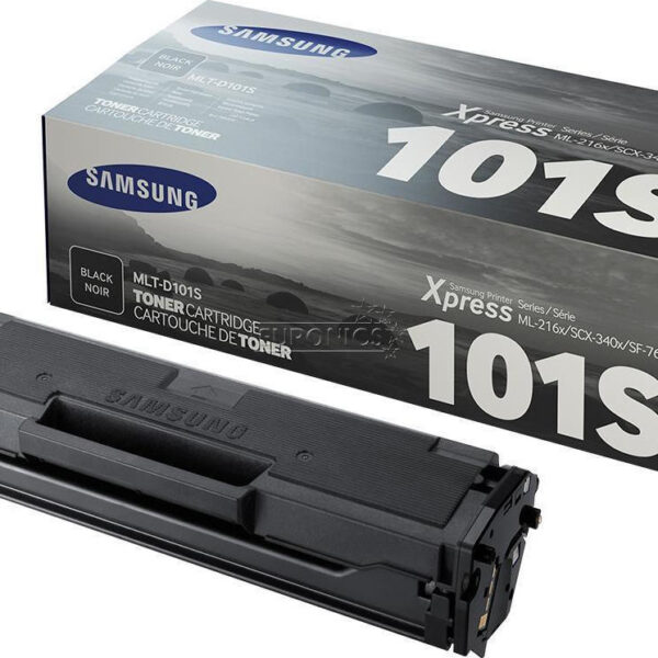 Samsung MLT-D101S Γνήσιο Toner Laser Εκτυπωτή Μαύρο 1500 Σελίδων (SU696A)