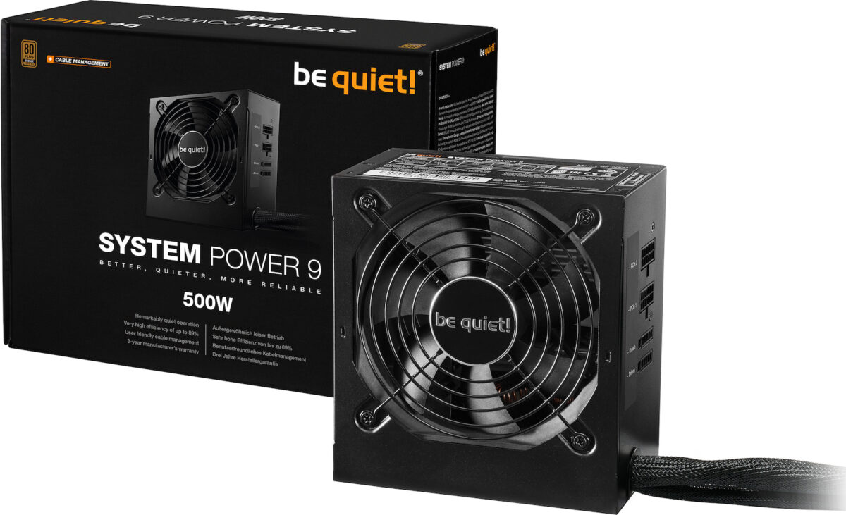 Be Quiet System Power 9 CM 500W Semi Modular 80 Plus Bronze - Image 3