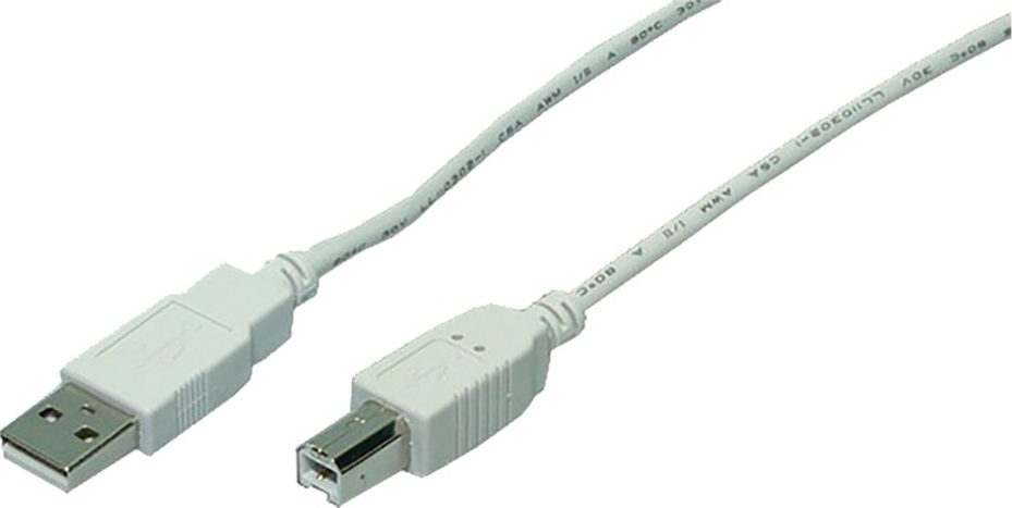 LogiLink USB 2.0 Cable USB-A male - mini USB-B male 5m (CU0009) - Image 1