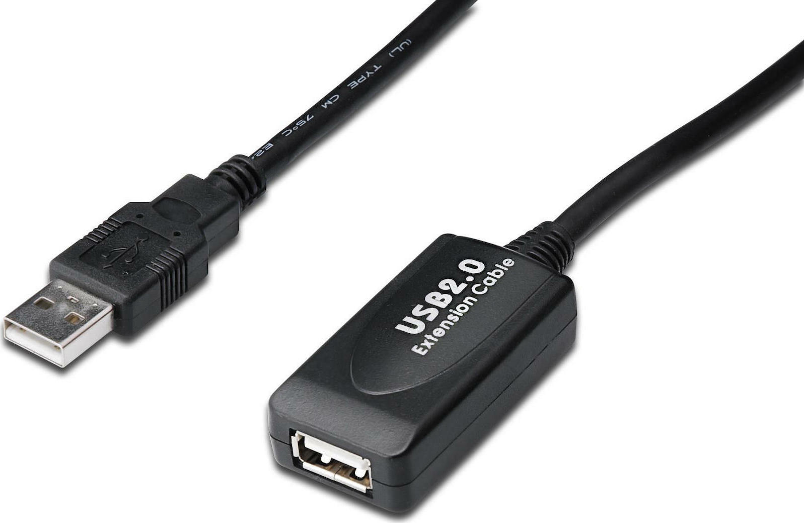 Digitus USB 2.0 Cable USB-A male - USB-A female 15m (DA-73101)